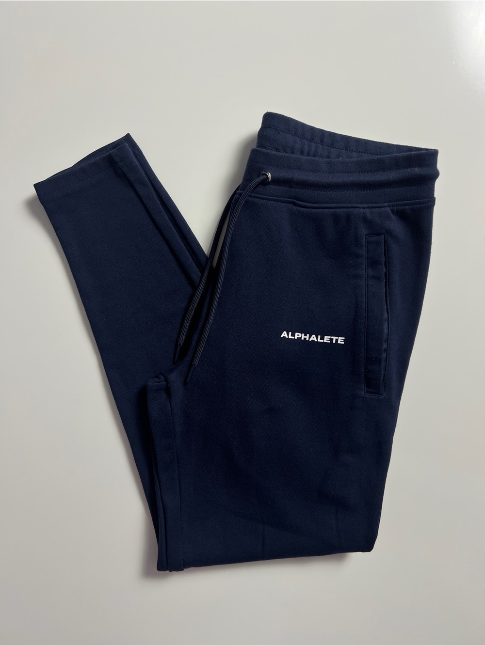 Alphalete Jogger Leggings, Navy Blue, Size M